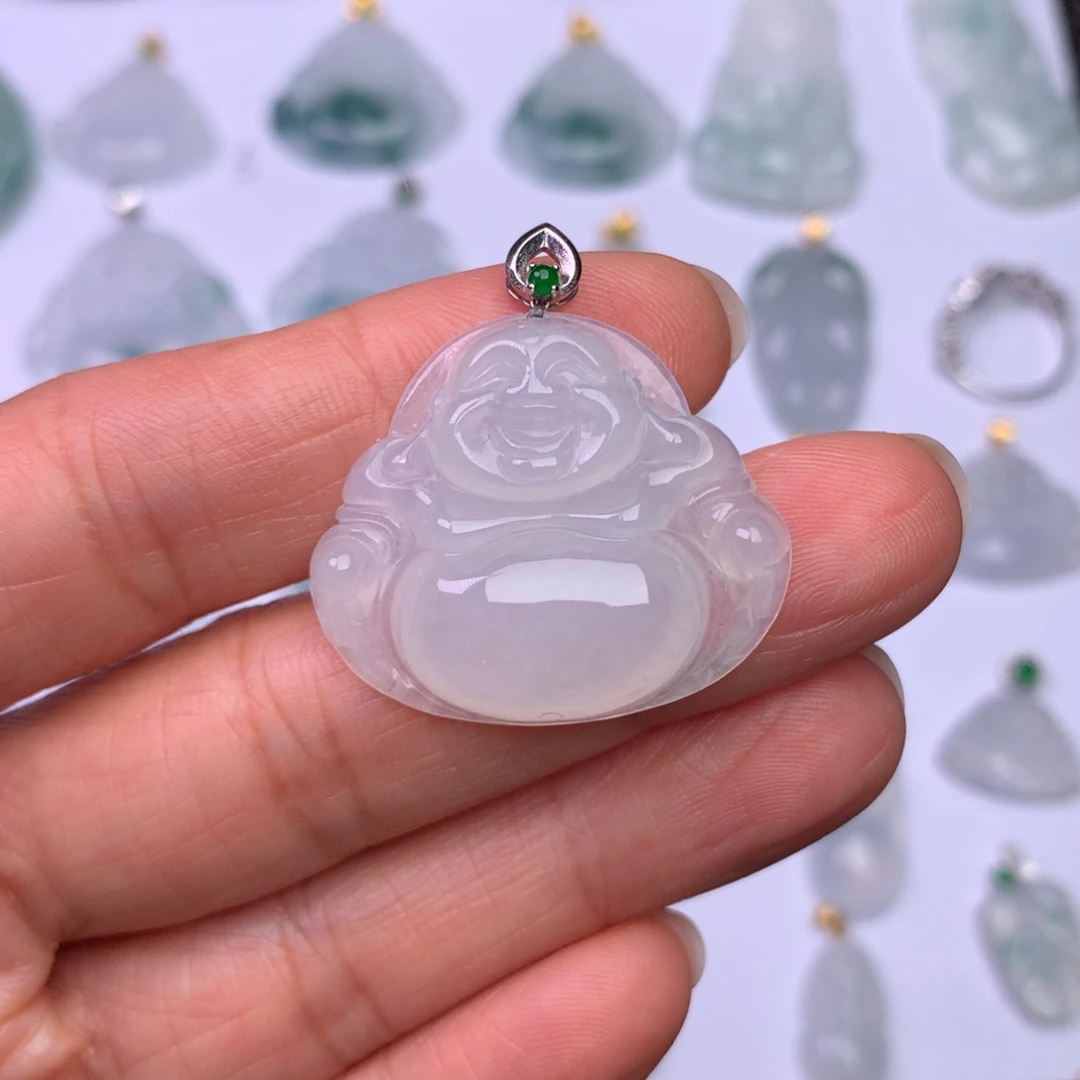 翡翠未镶嵌颈饰缅甸翡翠A货