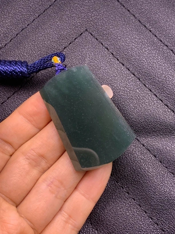 天然翡翠A货冰种无事牌