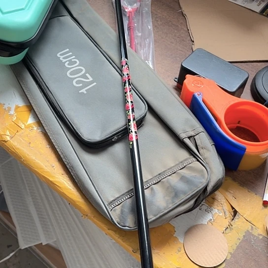 竞技支架杆黑花带头