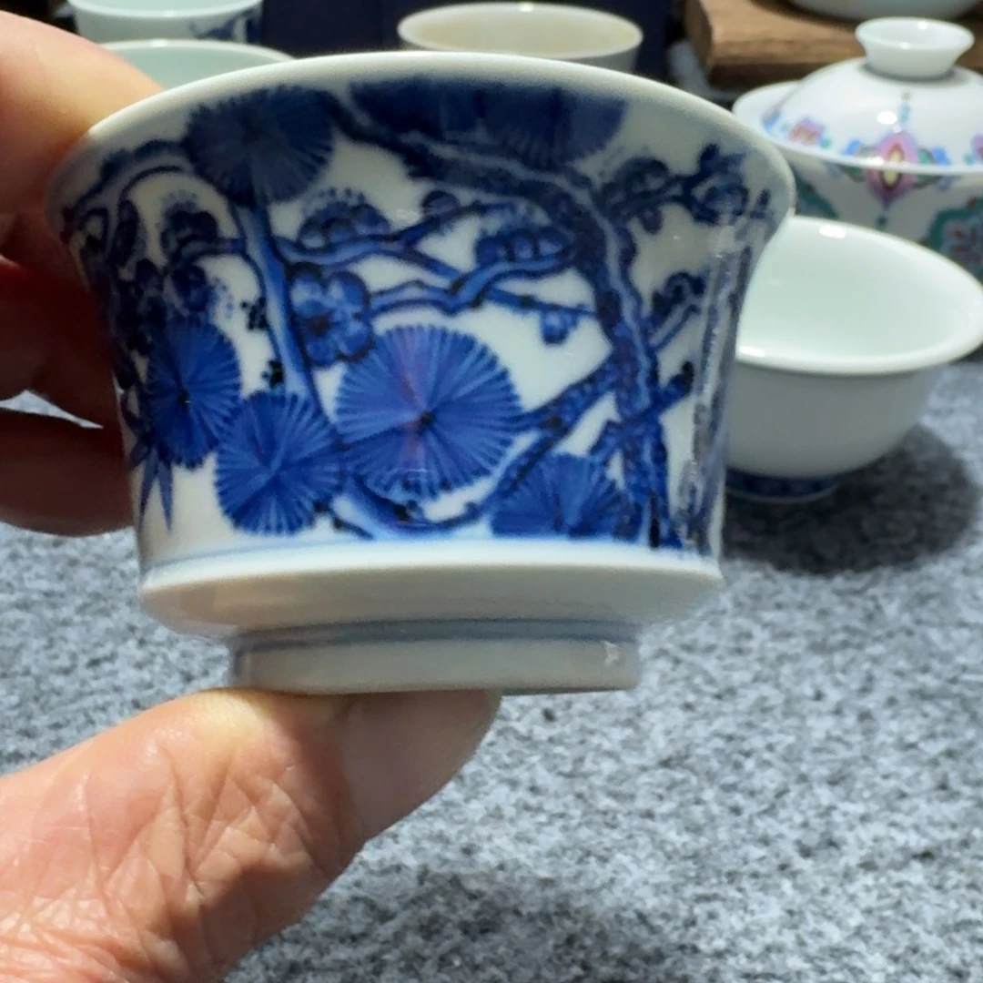 现代景德镇陶瓷手绘茶具