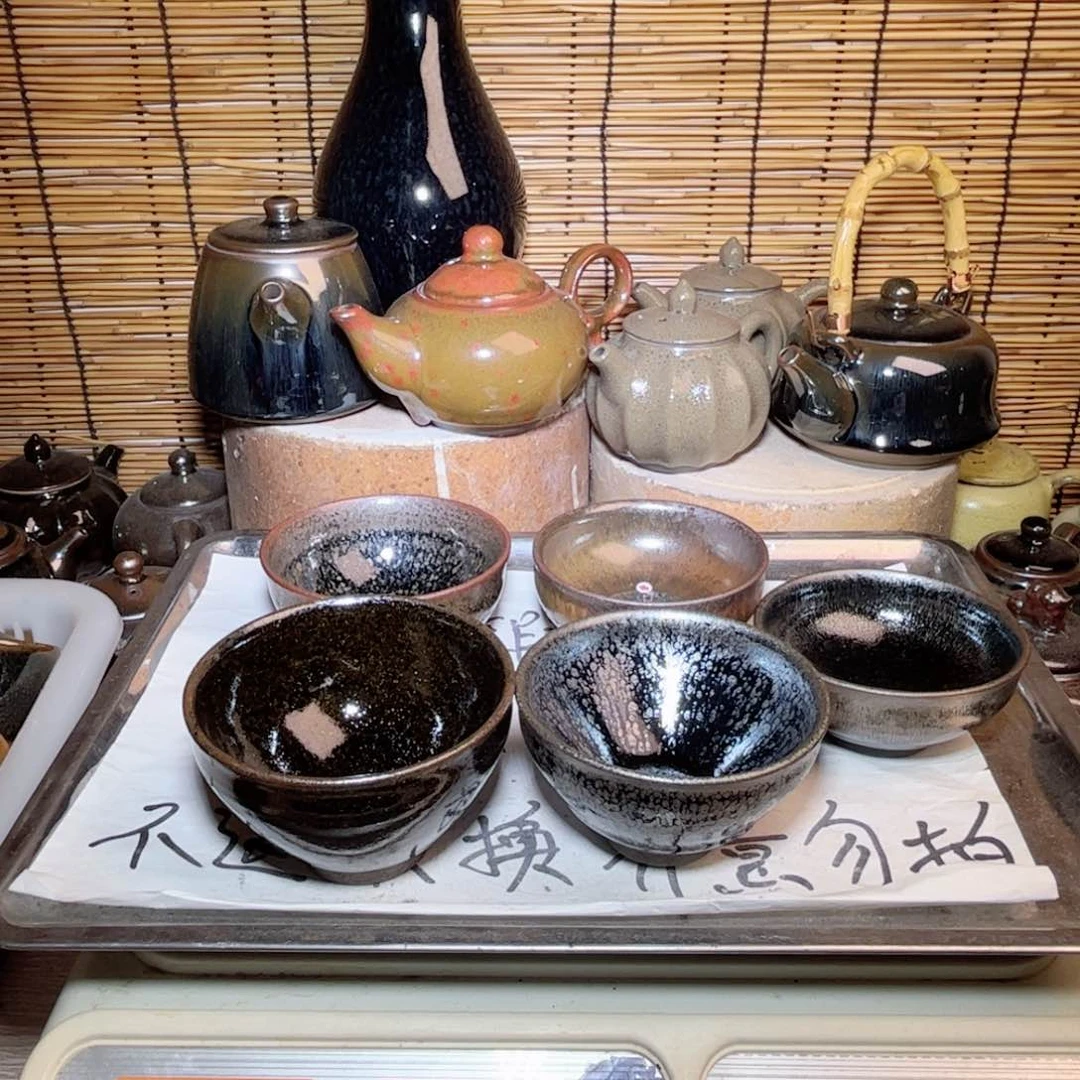 茶盏建窑建盏 微瑕作品