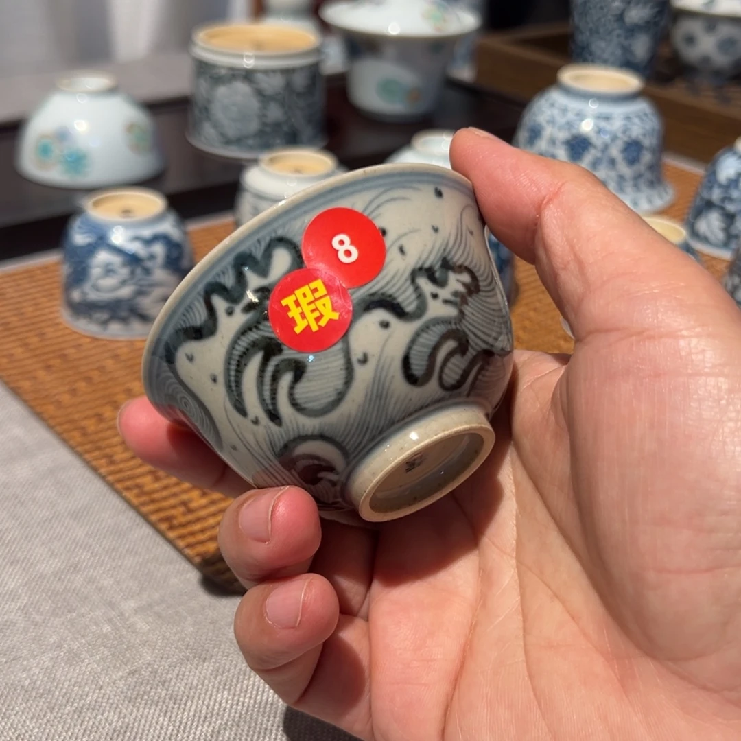 瓷顽古手工手绘作品