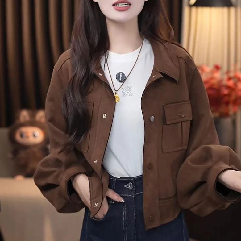 韩版时尚设计感小众外套女2025早秋新款高级感复古洋气减龄上衣潮