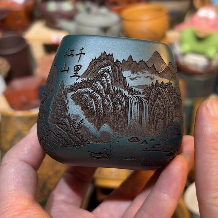 茶杯紫砂宜兴紫砂主人杯