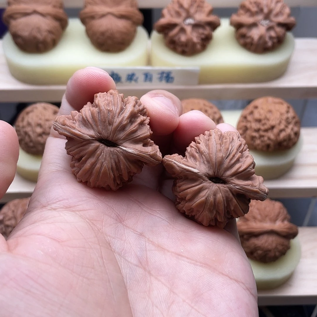 吊坠文玩核桃40全品四座楼