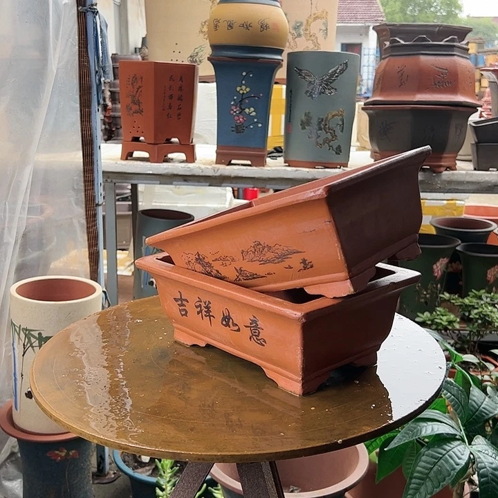 宜兴紫砂26+26红马槽