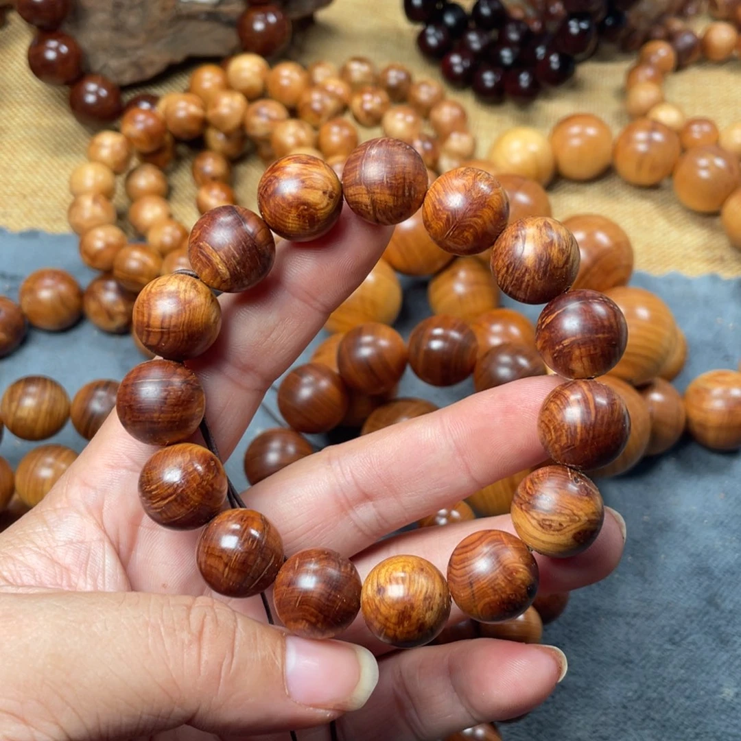 柏木（崖柏）无事牌1.5太行陈化蚂蚁腿雪花留疤瑕疵珠