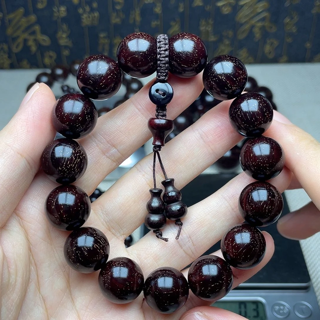 檀香紫檀（小叶紫檀）1.5 15颗 高油密多金星