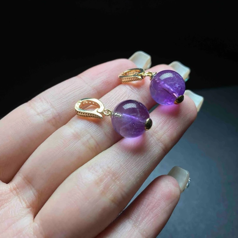 【小魏总返场福利】紫水晶吊坠（11mm+） 【多样性发一】