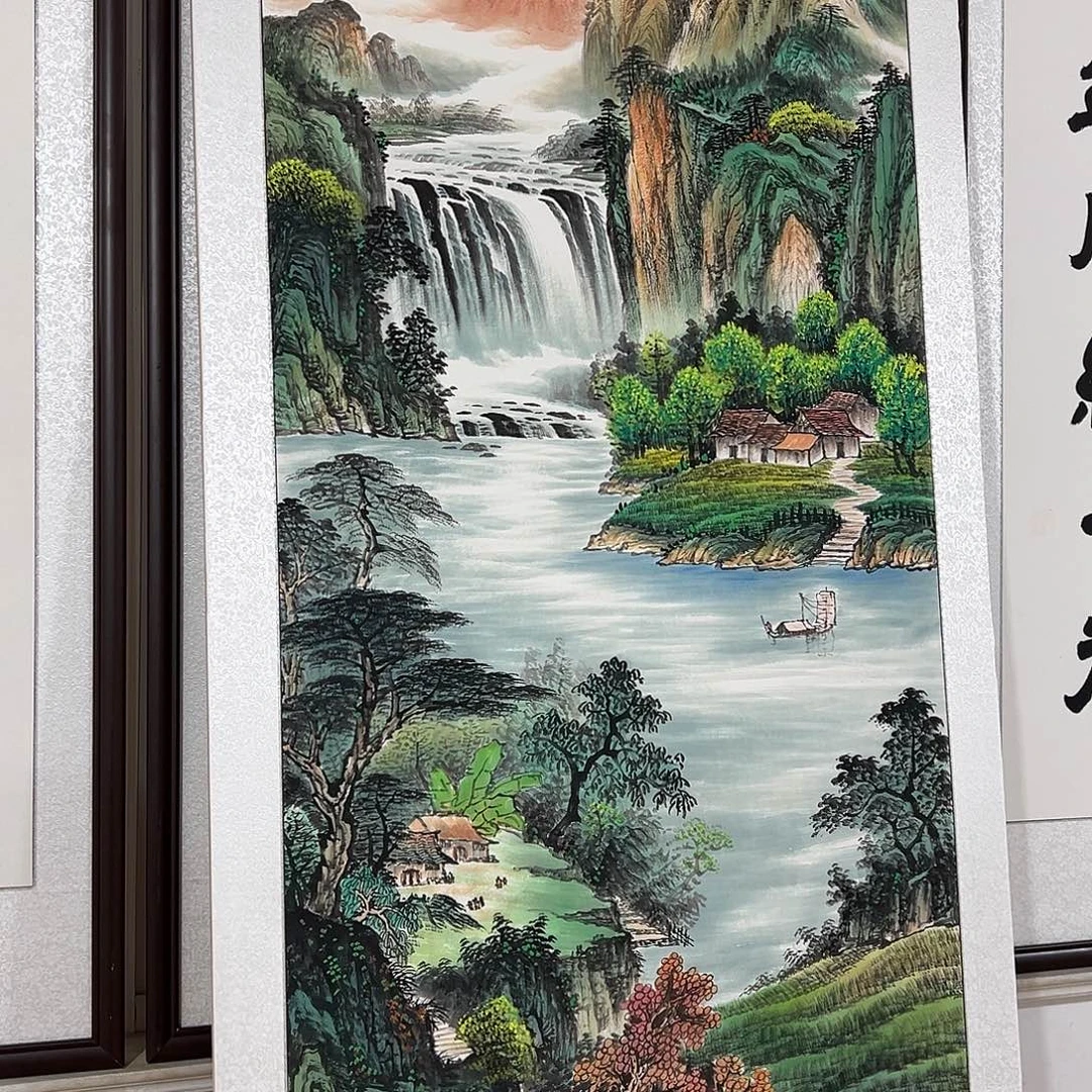 平***淡国画手绘保证假一罚万