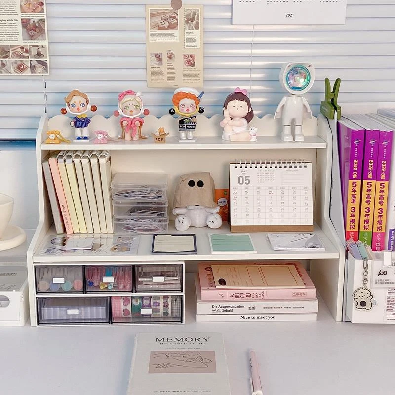 桌面置物架学生宿舍增高架办公桌写字台书桌收纳桌上收纳架神器女