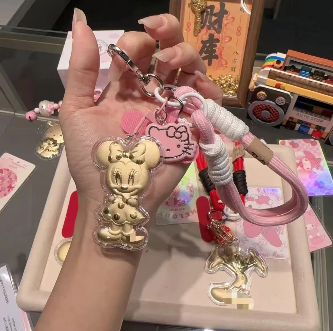 含金工艺品【米妮】手机包包挂件钥匙扣