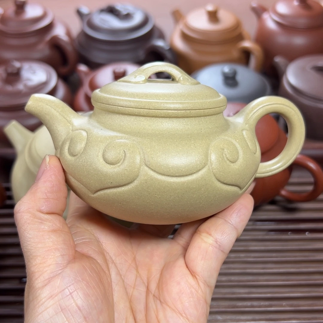 茶壶本山绿泥仿古如意 220cc
