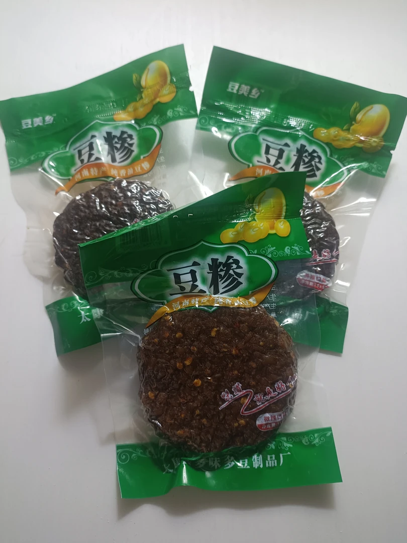 河南特产豆糁豆酱蛋子河南特产豆参酱豆饼酱豆休闲五香香辣豆糁