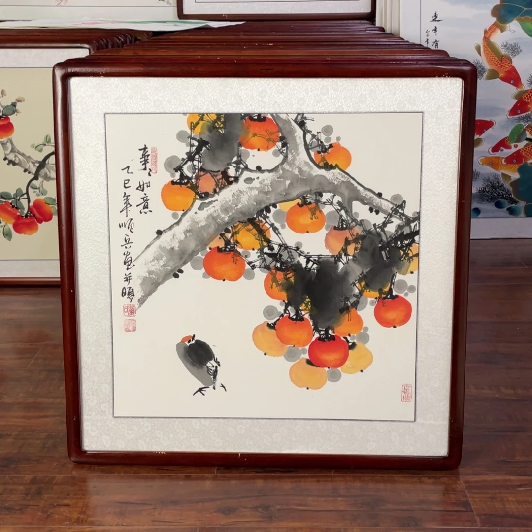 国画带框尺寸63*63厘米
