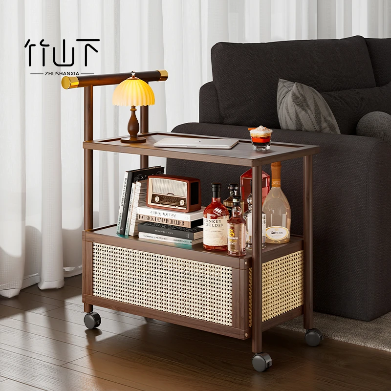沙发边几可移动家用中式简约落地小茶几客厅角几经济型边柜侧边柜