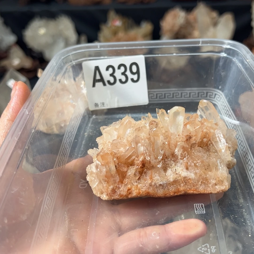 橙***子水晶珠宝半成品未镶嵌