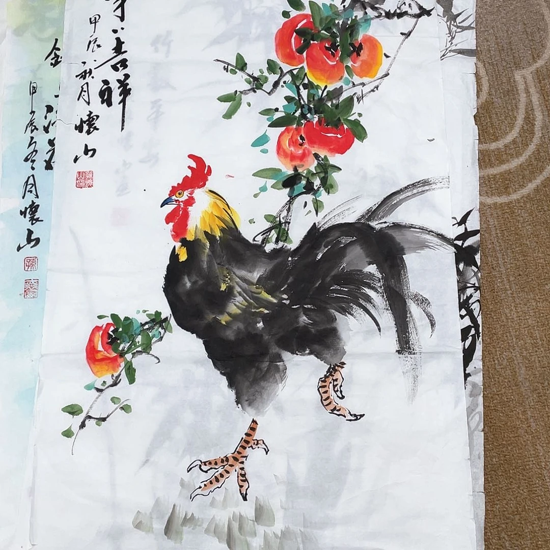 国画O*绘画作者孙怀山