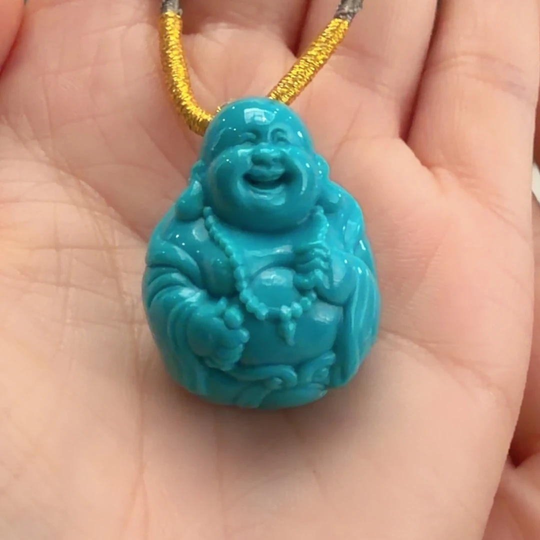 绿松石未镶嵌颈饰