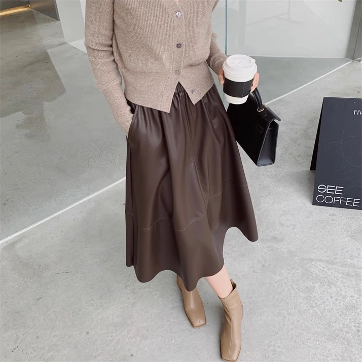 【甲木欧韩原单】显瘦南瓜皮裙/品25777