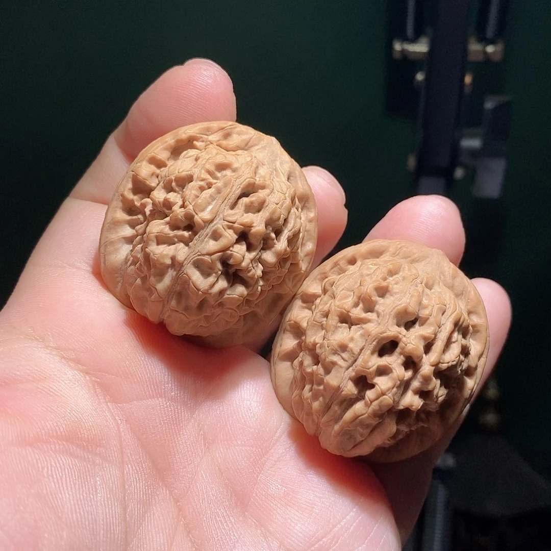 把件文玩核桃38莲花全品