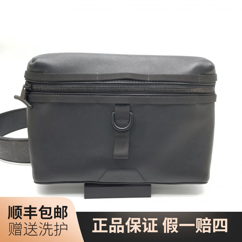 95新 LouisVuitton/路易威登 LV黑色斜挎包/J12064肩包 经典 男士
