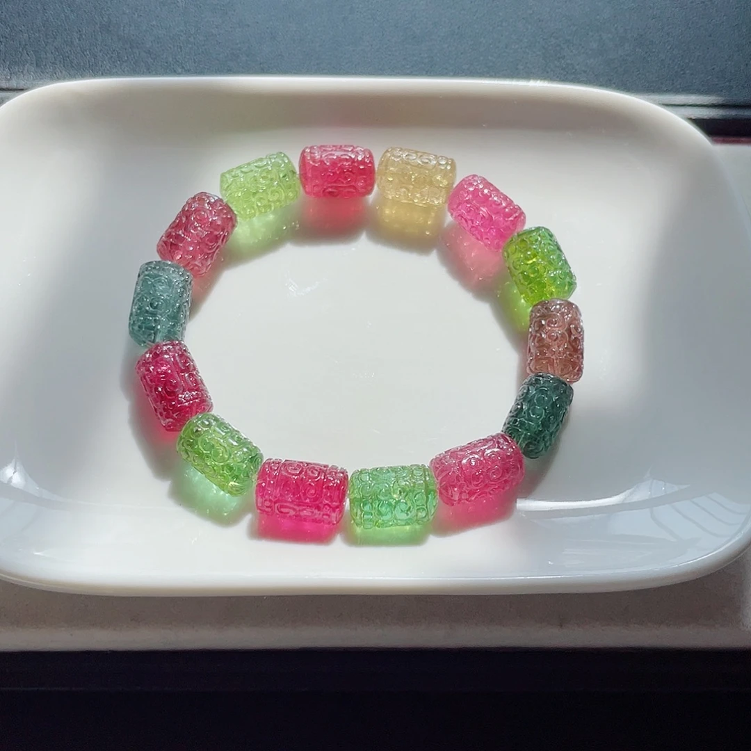 未镶嵌碧玺手链碧玺手链