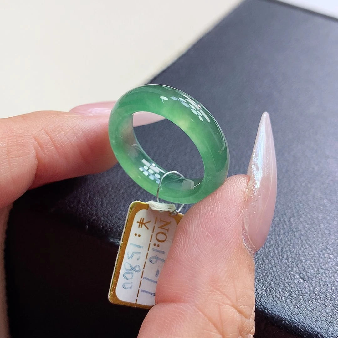 未镶嵌戒指翡翠16-17号