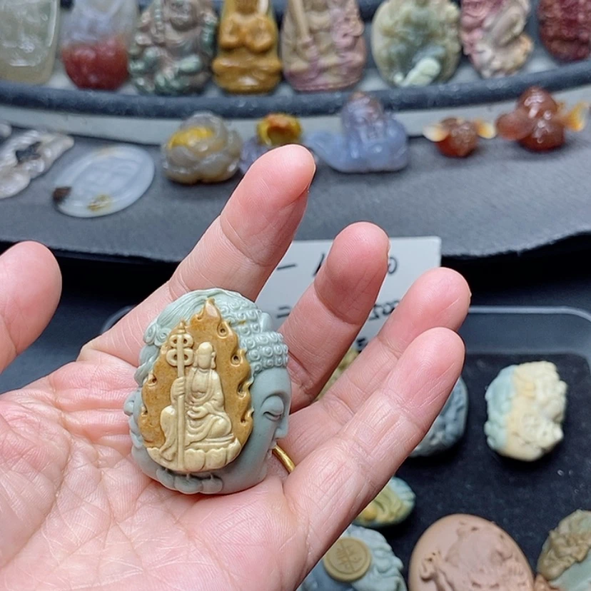 【闪购商品】定制石英质玉吊坠未镶嵌