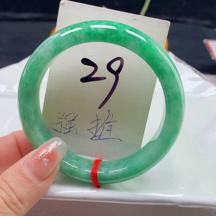 翡翠手镯未镶嵌缅甸天然a货翡翠56