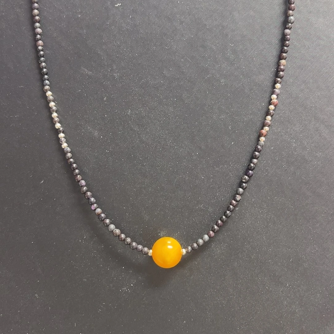 水晶手链未镶嵌蜜蜡舒俱来项链