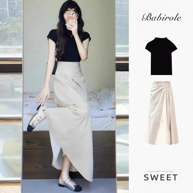 五一出街旅游衣服2025新款爆款洋气裙子套装女夏网红气质炸街女装