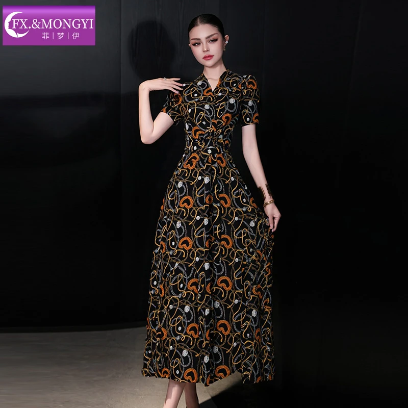 菲梦伊新款时尚连衣裙FXXL1610