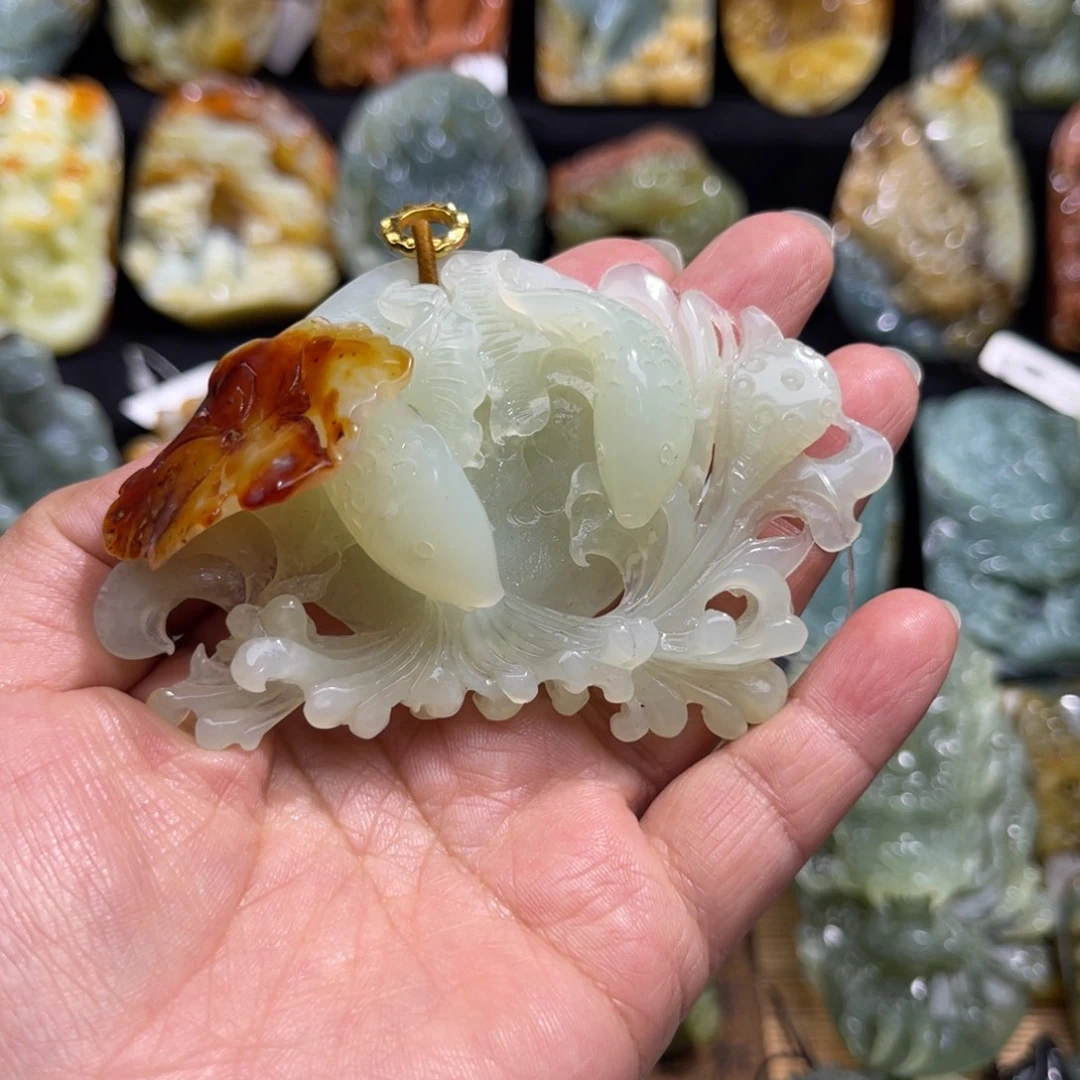 *****蛇纹石玉未镶嵌颈饰