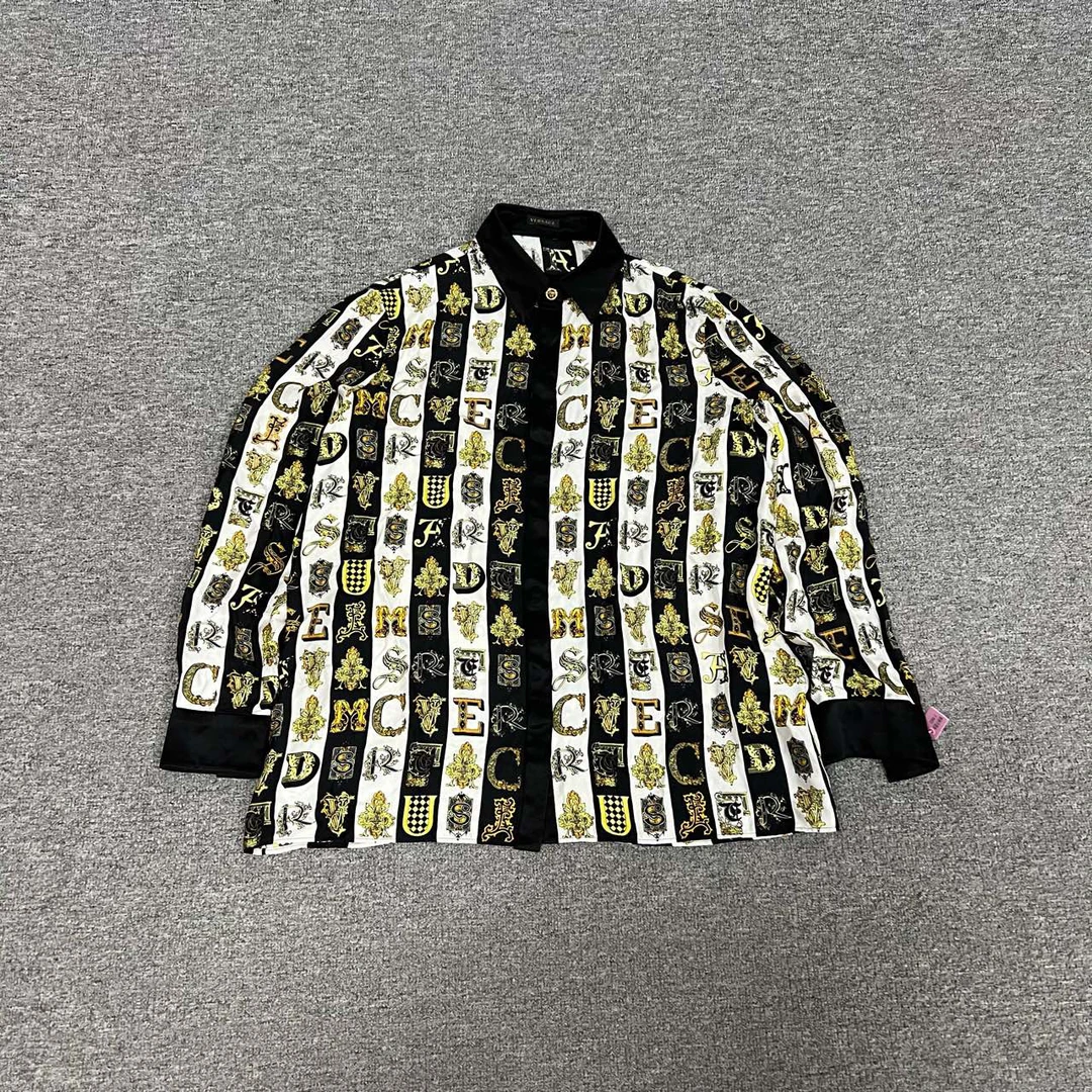 99新 VERSACE/范思哲 范思哲 满印 秀款 衬衫
