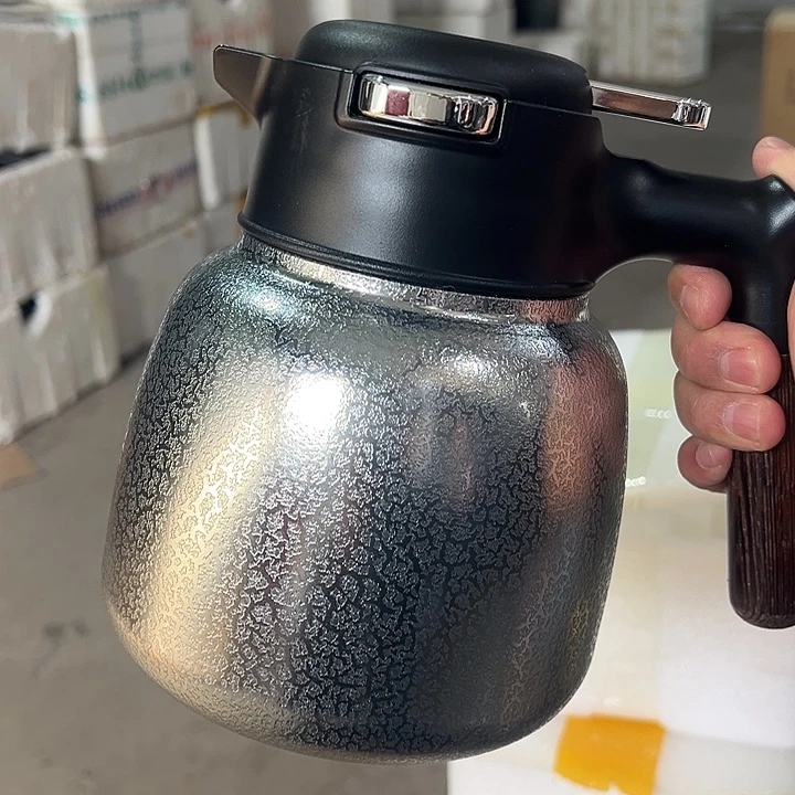 纯钛闷茶壶1500ml 银色