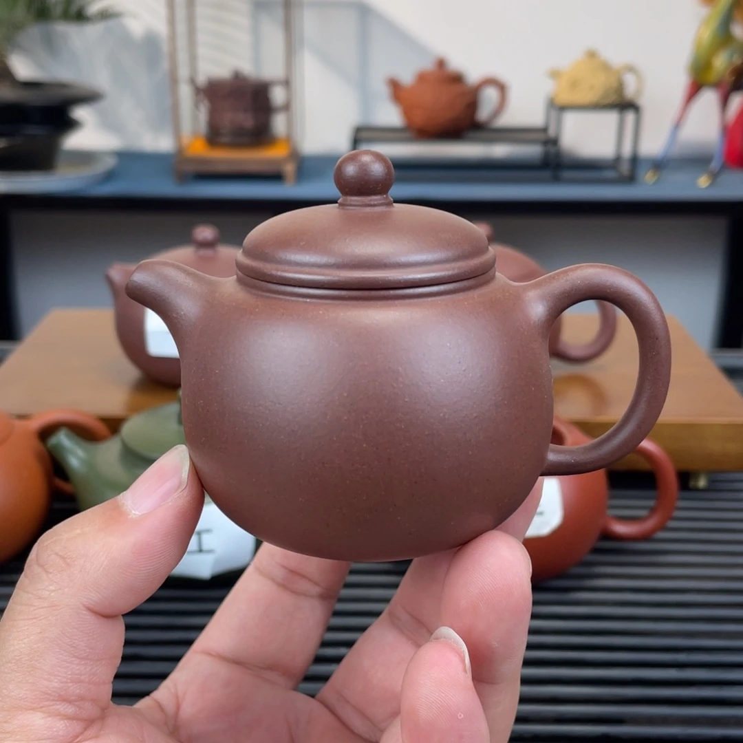 紫砂茶壶紫泥匏尊150cc