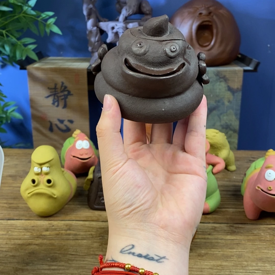 紫砂茶壶紫砂 粑粑壶