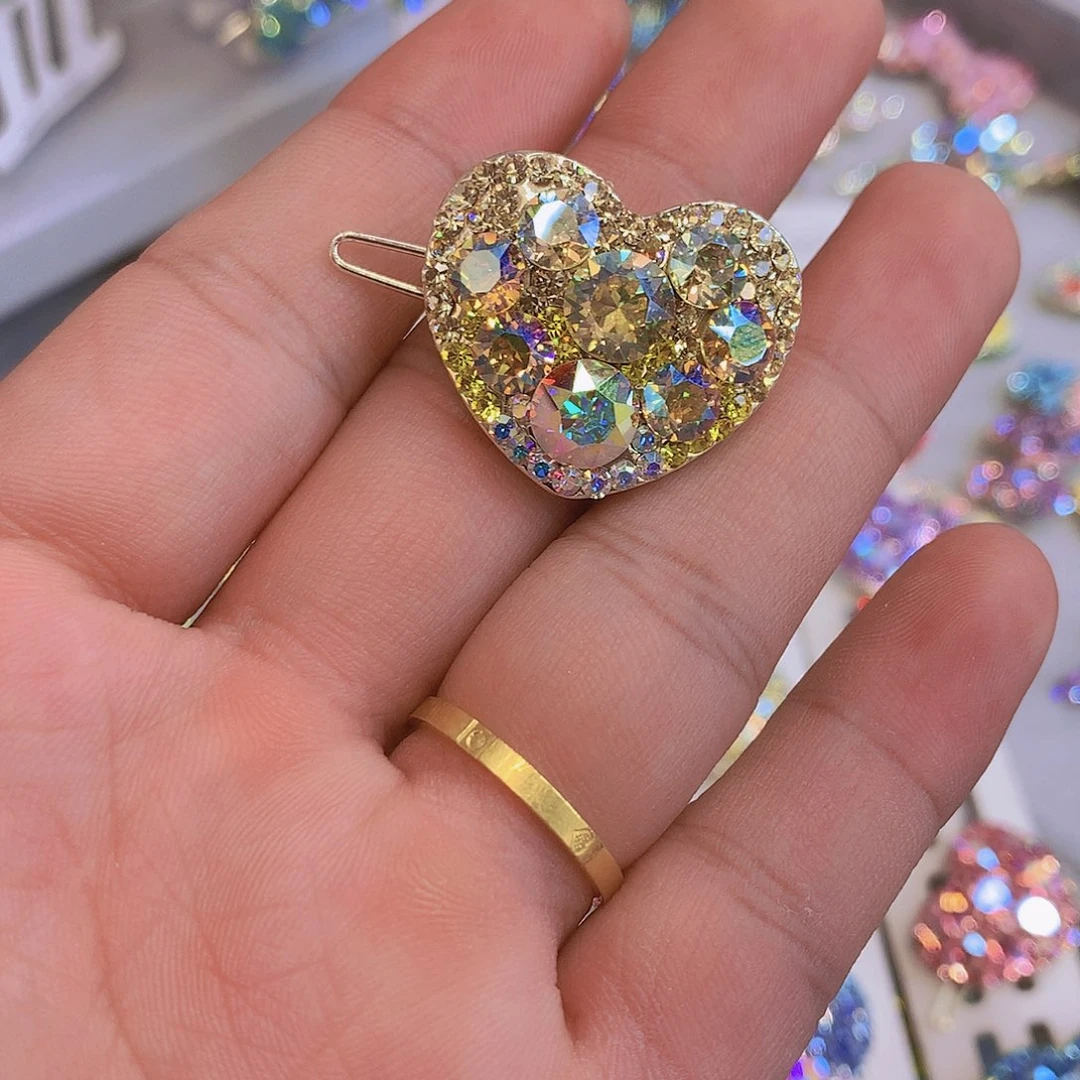 仿水晶铜合金爱心