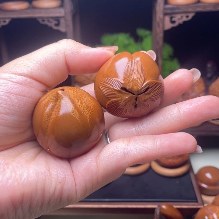 吊坠橄榄核寿桃手球3.5