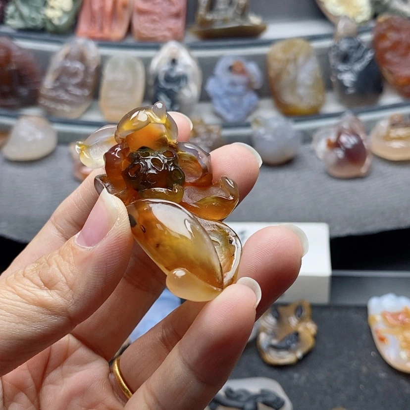 【闪购商品】未镶嵌吊坠定制玛瑙