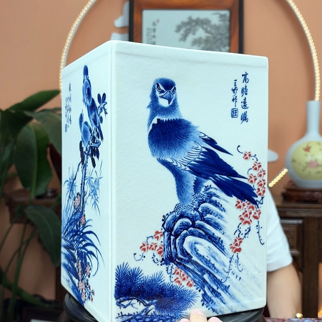 景德镇陶瓷手工四方镶器