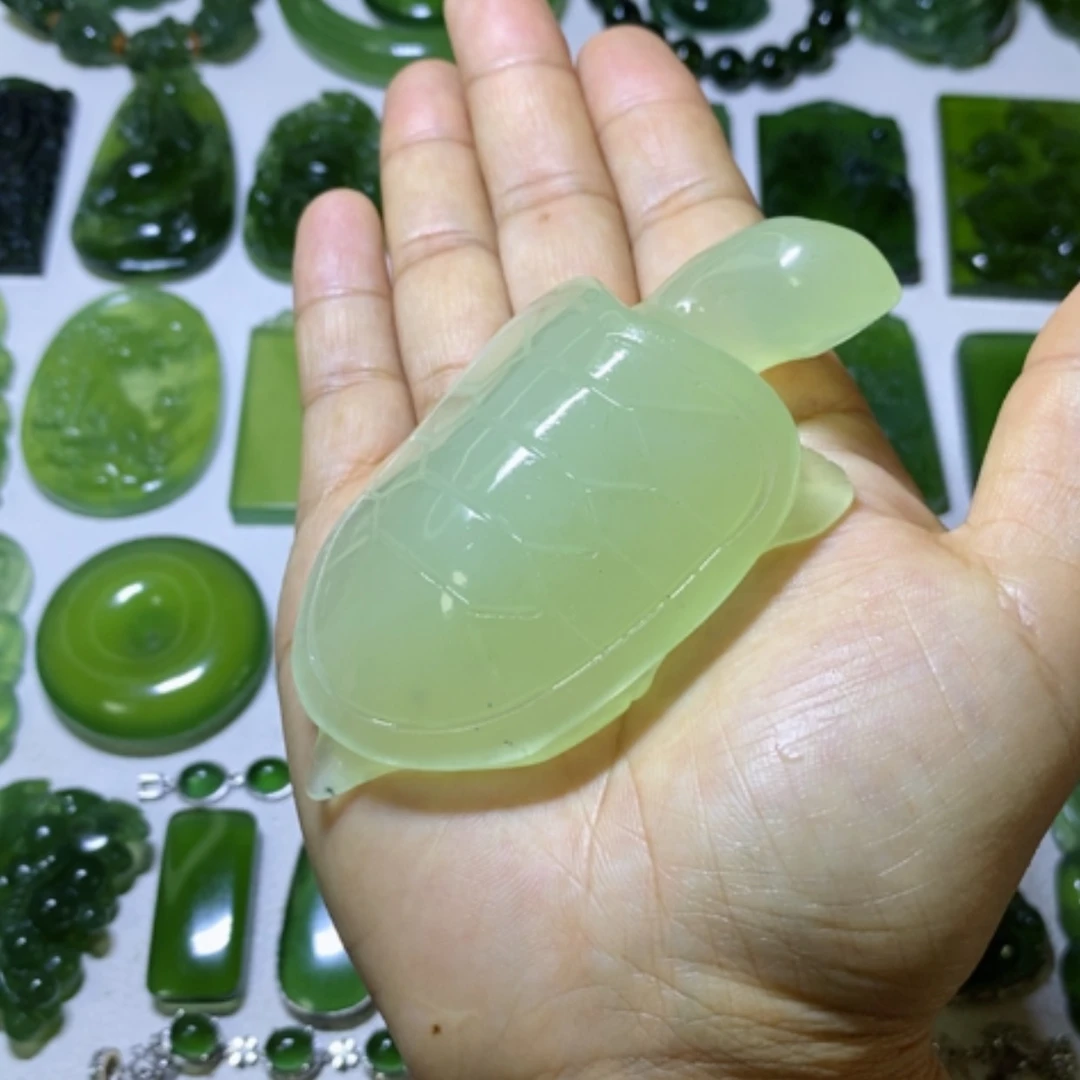 【闪购商品】未镶嵌蛇纹石玉手把件