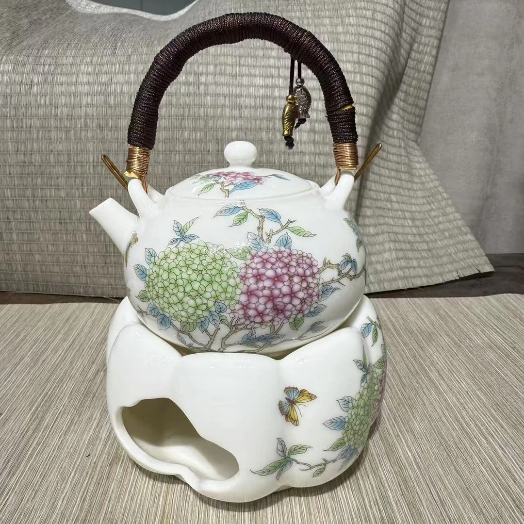 【闪购商品】茶道器具羊脂玉瓷温茶炉 1425+1426