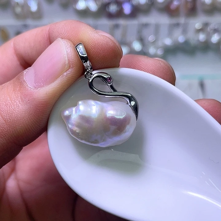 淡水珍珠未镶嵌颈饰06