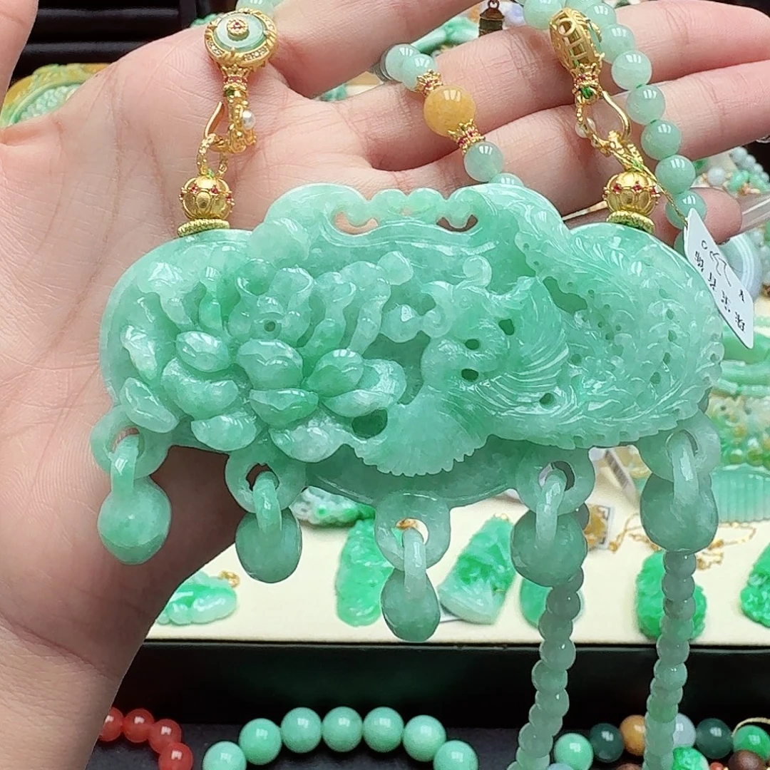 颈饰未镶嵌翡翠翡翠吊坠