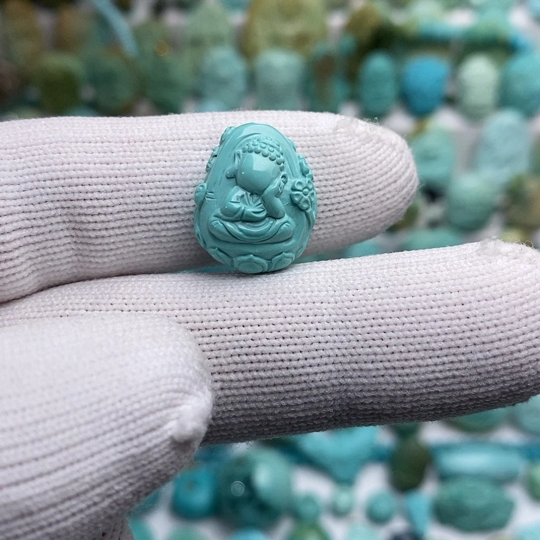 夜***车绿松石未镶嵌绿松石