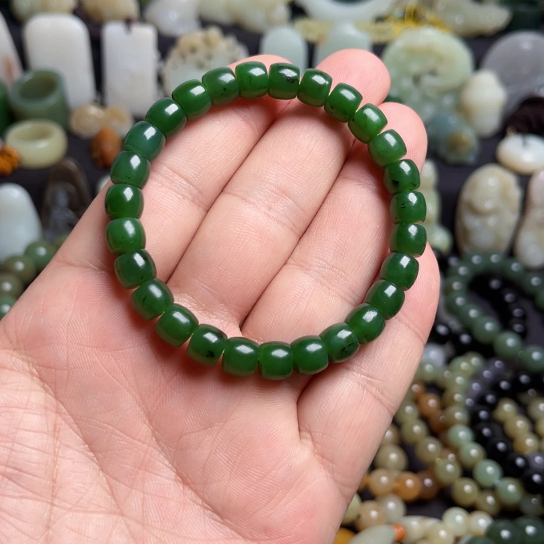和田玉（碧玉）未镶嵌套链