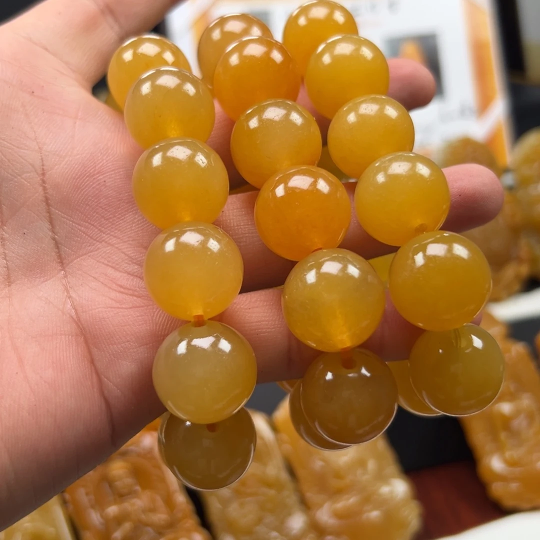 石英质玉（黄龙玉）未镶嵌多样性发货，发其一