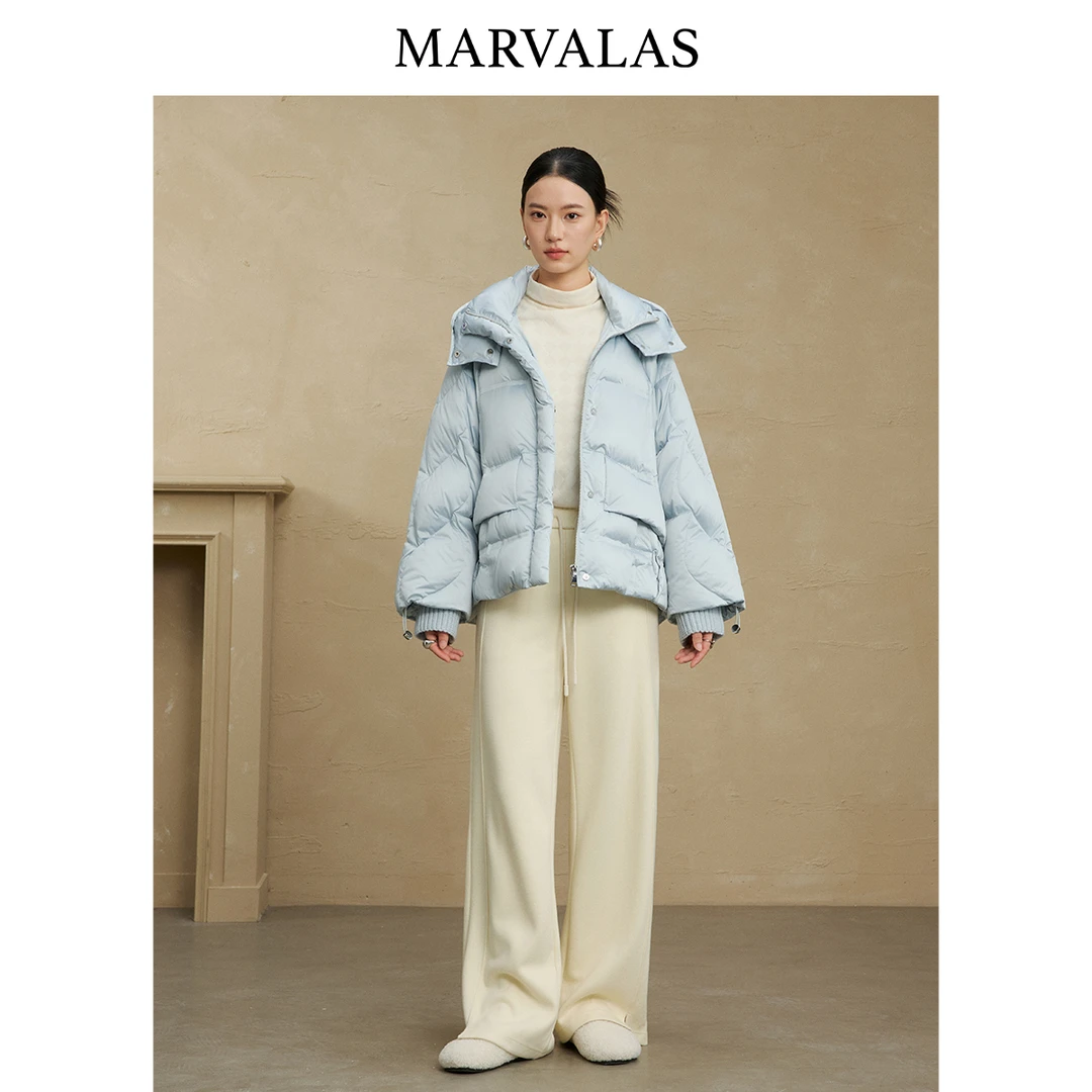 【籽言专属】短款【冬季时尚连帽设计面包服蓬松保暖外套女